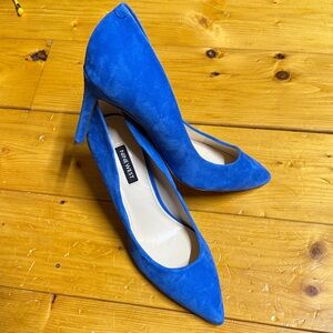 Nine West Vibrant Blue Heels